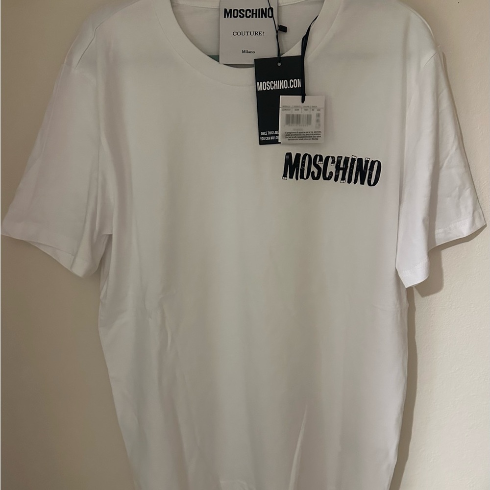 Moschino White Short Sleeve Tee